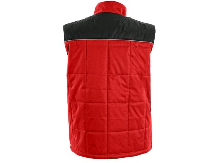 Pánská zimní vesta SEATTLE, červeno-černá, vel. 3XL